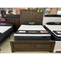 Modus Taryn Distressed Hardwood Queen Platform Storage Bed