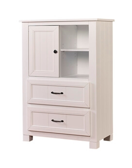 New Classic Taylor White Wardrobe Cabinet