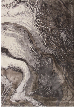 ART Carpet Titanium 04 Grey Area Rug 5.3 x 8.1