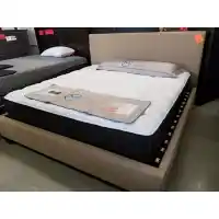 Modus Geneva St. Pierre Toast Fabric Cal King Platform Bed
