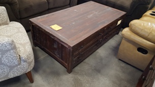 Modus Townsend Distressed Java Finish Coffee Table