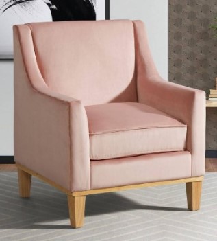 Elements Moxie Accent Chair in Royale Blush