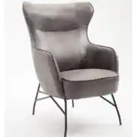 Emerald Franky Charcoal Accent Chair