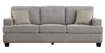 Emerald Carter Light Grey Sofa