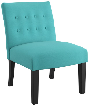 Emerald Mallard Teal Accent Chair