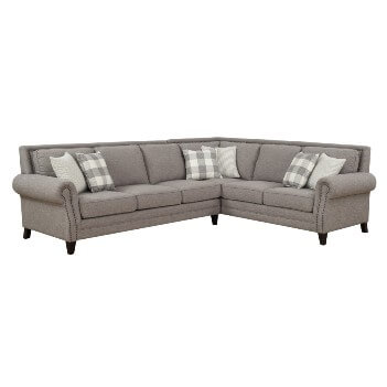 Emerald Willow Creek Pebble Brown 2-Piece Sectional