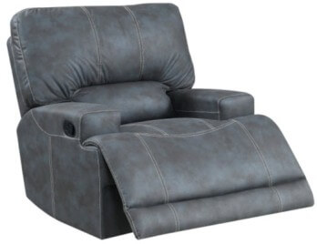 Emerald Highland Dark Brown Microfiber Swivel Glider/Recliner