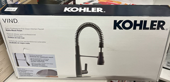 Kohler Vind Matte Black Faucet