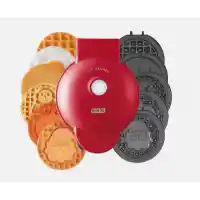 Dash Mini Waffle Maker with 5 Designs