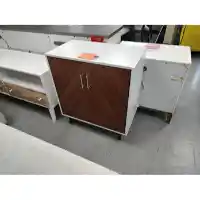 Stanley Ranger White & Maple Finish Accent Cabinet