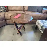 Wine Barrel Side Table