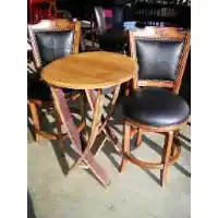 Wine Barrel Bistro Table