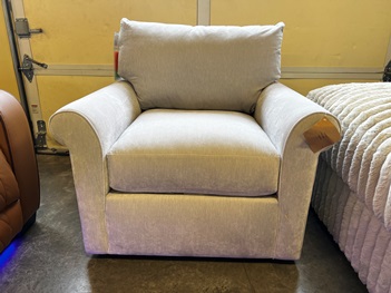 Jonathan Louis Wrenley Accent Chair in Amici Oyster