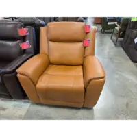 Jason Furniture Wyatt Dual Power Recliner in Boston Saddle Leather