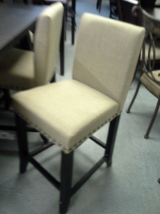 24 Inch Yosemite Café 24-Inch Tweed Back Barstool