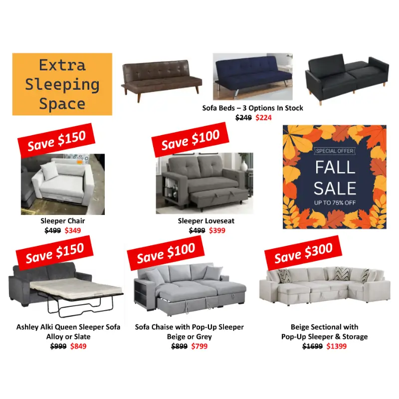 Extra Sleeping Space for Company