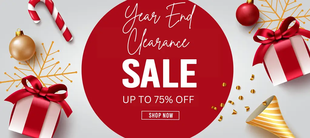 YEAR END CLEARANCE SALE!