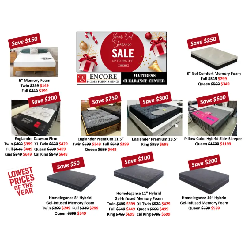 Clearance Mattresses
