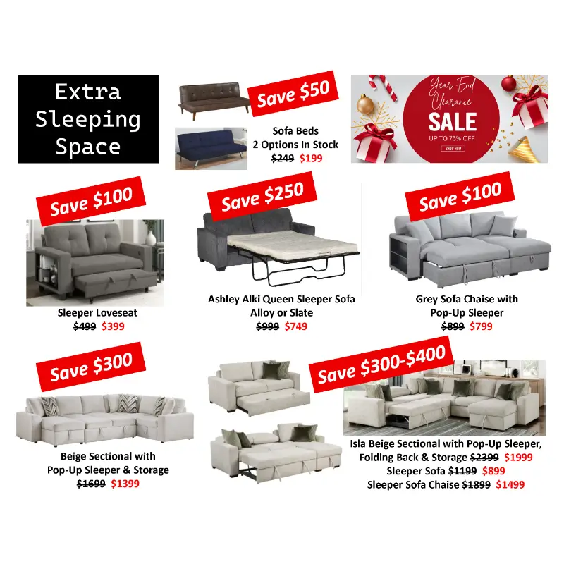 Extra Sleeping Space for Company