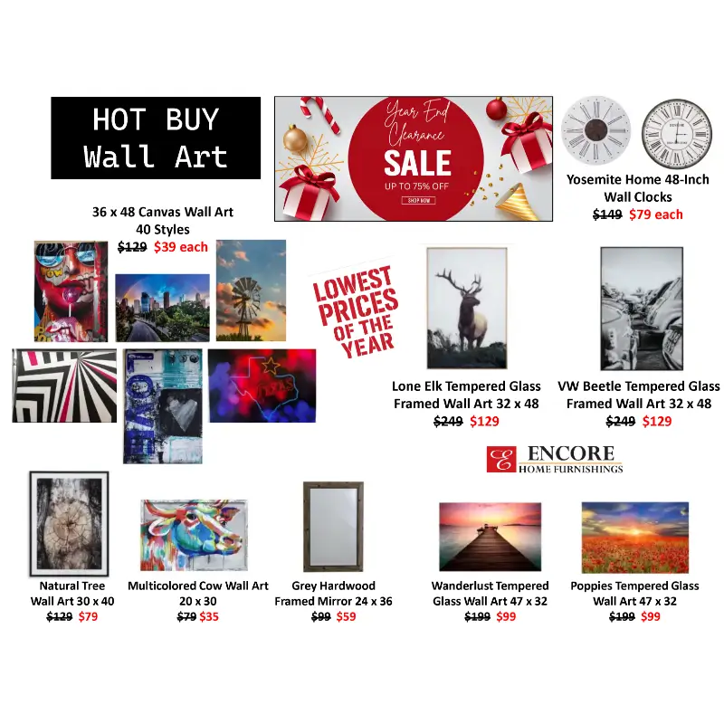 Clearance Wall Art